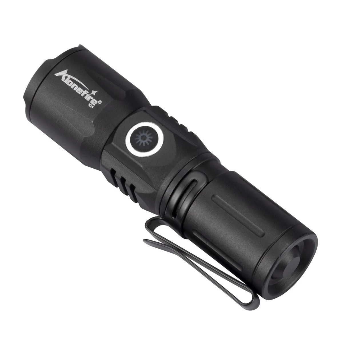 Zoom White Beam Light Long Distance Mini Flashlight Type-C Usb Rechargeable Portable Pocket Torch Home Outdoor 16340 Battery