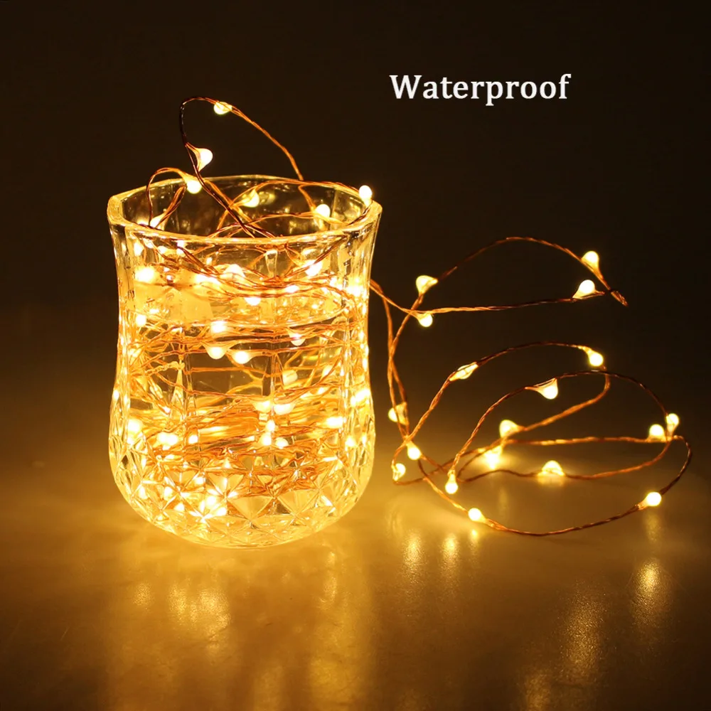 DC12V LED String Lights 10/20/30/50m Flexible Copper Wire Modeling Decor For Street Party Festival Fairy Starry Lamp