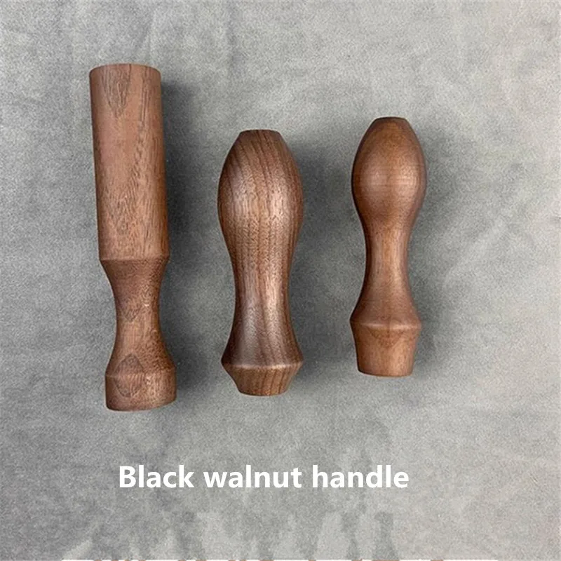 Black Walnut Handle Antique Chandelier Retro Wall Lamp Solid Wood Lighting Accessories Wooden Decorative Through-Hole Tube