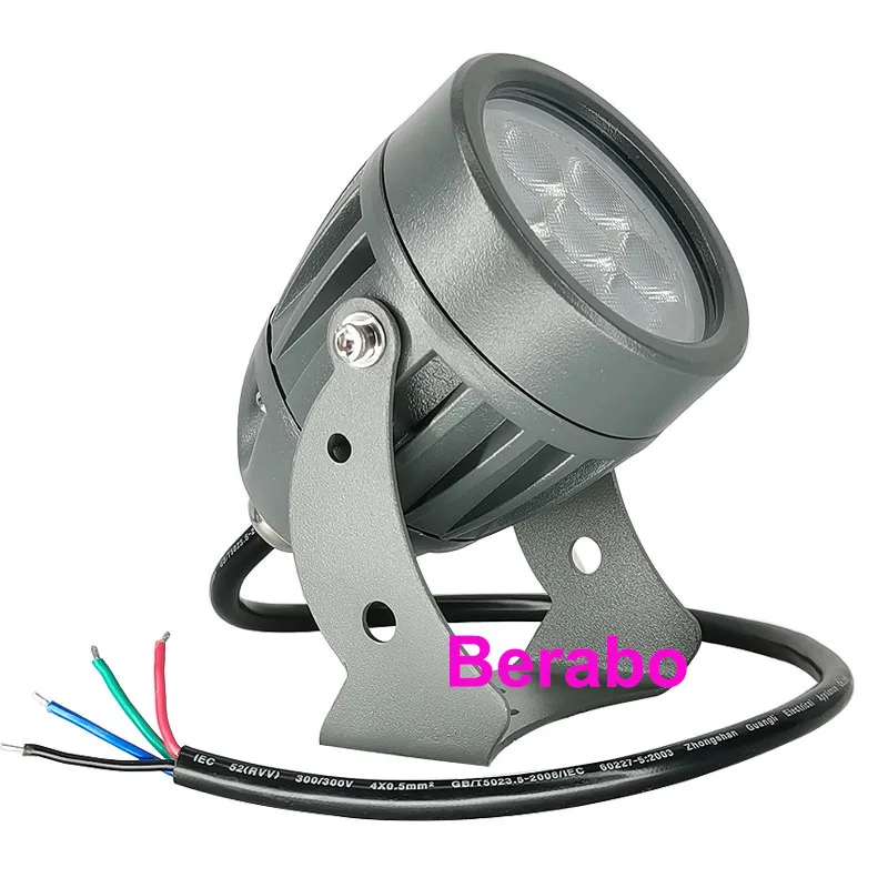 External Control RGB LED Lawn Lamp Outdoor LED Garden Lawn Light 21W Landscape Lamp Spike Waterproof 12V 24V Path Bulb Spot Ligh