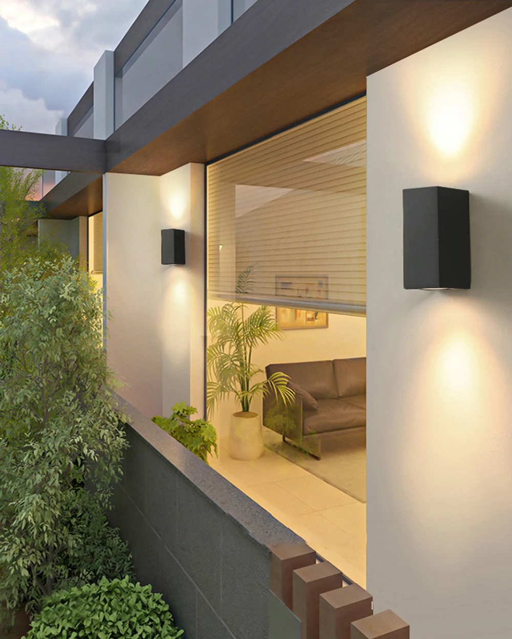 IP65 Waterproof indoor outdoor Led wall lights up down LED 5W 10W Led Wall Lamp Surface Mounted Cube Garden Porch Light