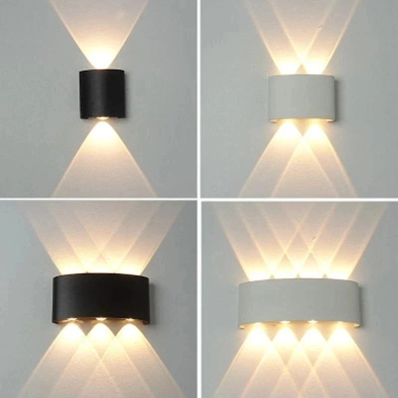 IP65 Waterproof indoor outdoor Led wall lights up down LED 5W 10W Led Wall Lamp Surface Mounted Cube Garden Porch Light