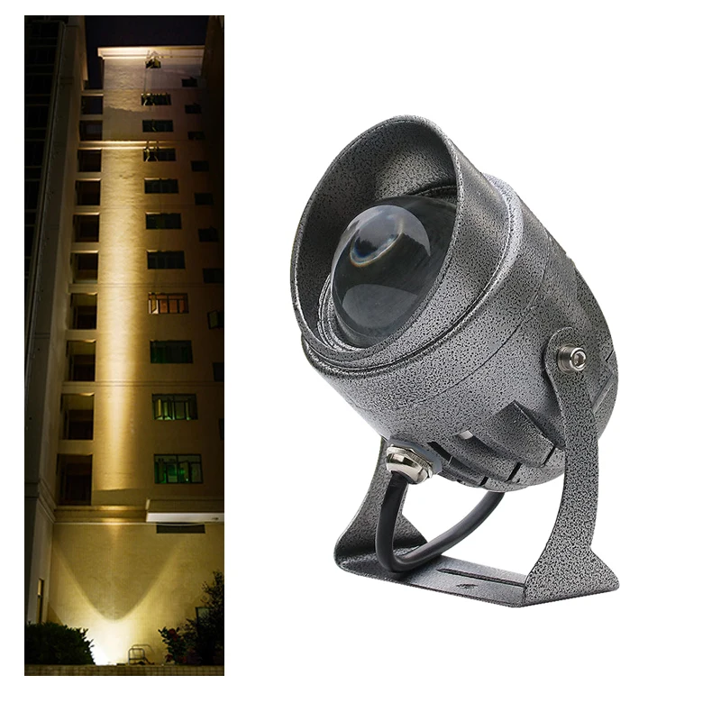 4/10pcs 3W LED Landscape Lights 220V Waterproof Garden Pathway Lights Walls Trees Flags Outdoor Spotlights With Spike Lawn Lamps