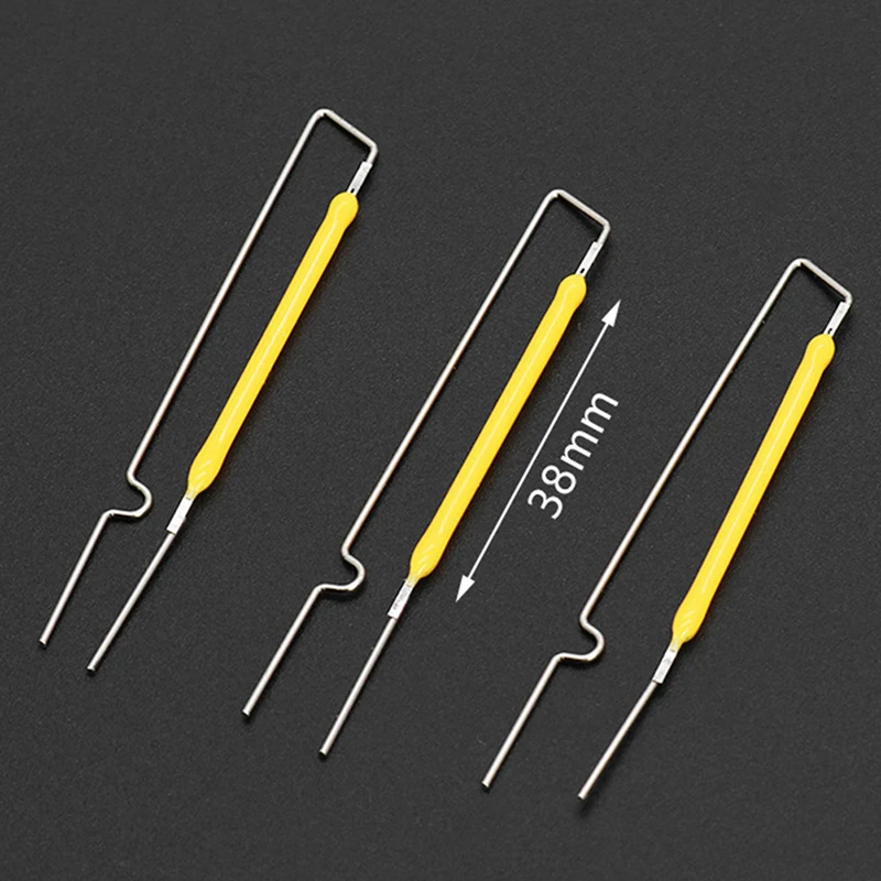 10Pcs 3v 2700k Led Filament Bulb Lamp Parts Ceramic Spot Welding Filament Wire Lamp Filament Led Diode Partial Bulb Chip