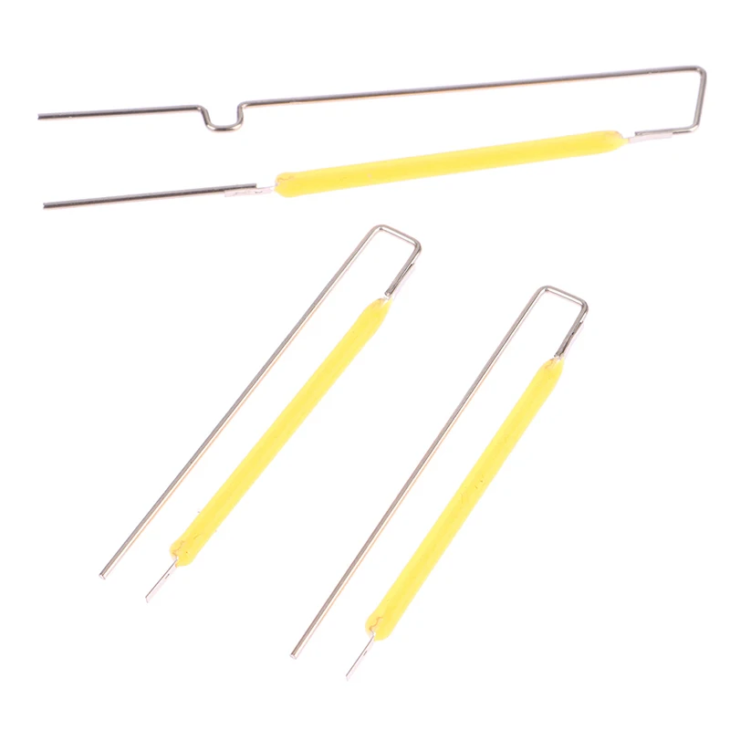10Pcs 3v 2700k Led Filament Bulb Lamp Parts Ceramic Spot Welding Filament Wire Lamp Filament Led Diode Partial Bulb Chip