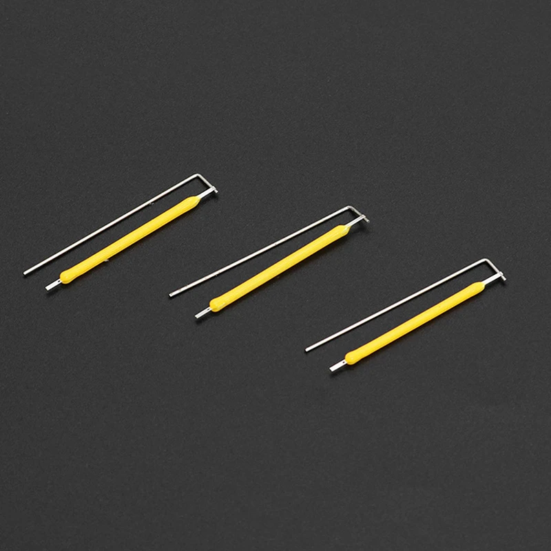 10Pcs 3v 2700k Led Filament Bulb Lamp Parts Ceramic Spot Welding Filament Wire Lamp Filament Led Diode Partial Bulb Chip
