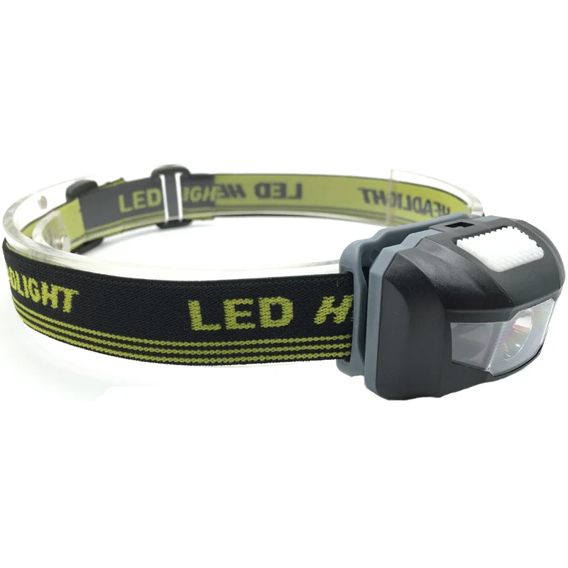 Zk20 LED Headlight Head Bike Lamp Light Infrared Ray Mini Waterproof 600Lm 4 Modes R3+2 LED 3xAAA Headlamp With Headband