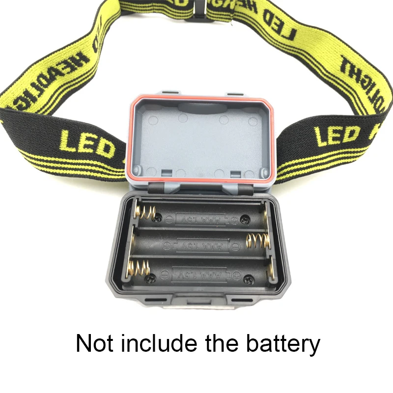 Zk20 LED Headlight Head Bike Lamp Light Infrared Ray Mini Waterproof 600Lm 4 Modes R3+2 LED 3xAAA Headlamp With Headband