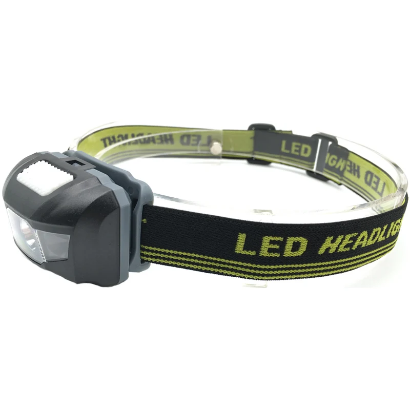 Zk20 LED Headlight Head Bike Lamp Light Infrared Ray Mini Waterproof 600Lm 4 Modes R3+2 LED 3xAAA Headlamp With Headband