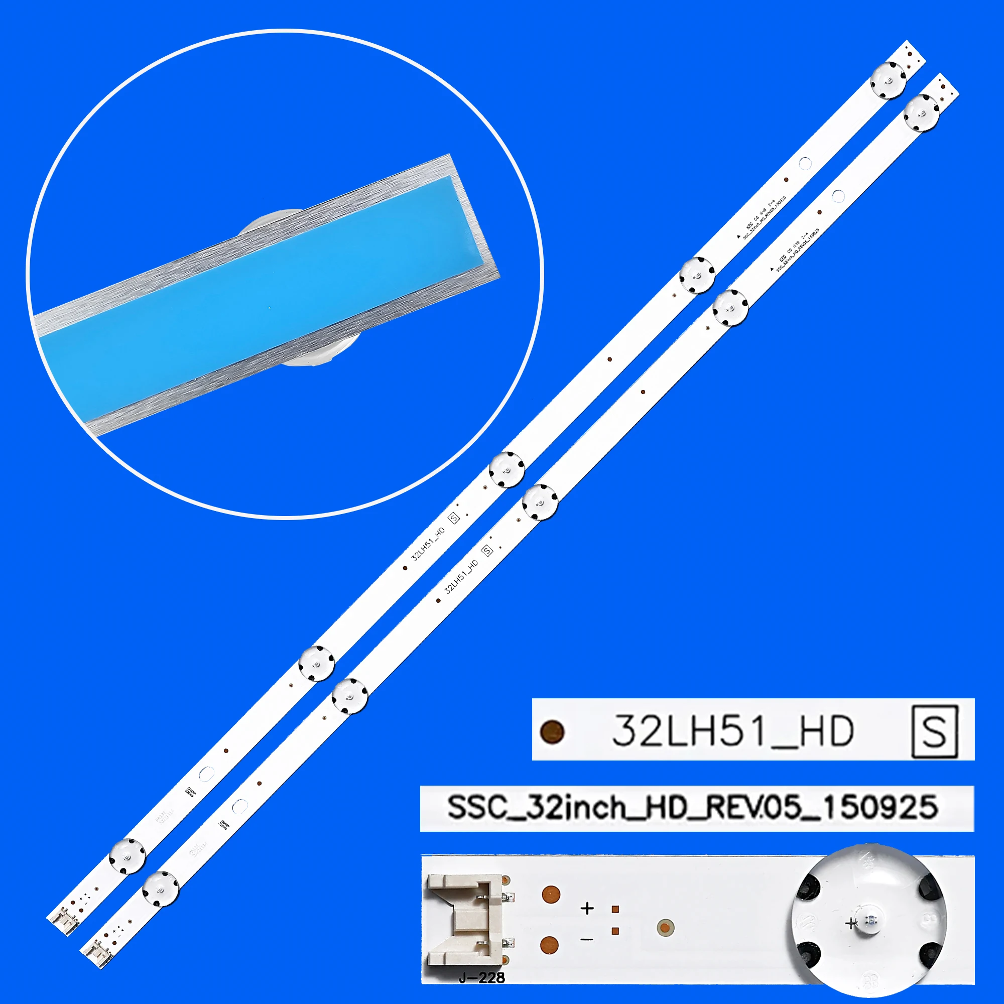 1/5/10 Kit LED backlight strip for 32LH519U 32LH51HD 32LH590U 32LH510B 32LF510U 32LF510B 32LH516A 32LH517A 32LH518A 32LH51_HD S
