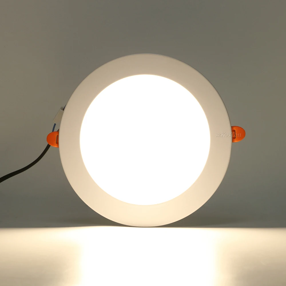 10pcs/Lot LED Downlight 5W 7W 9W 12W 20W 220V Recessed Ceiling Lamp Round LED Panel Lights Spotlight Bathroom Kitchen Lighting