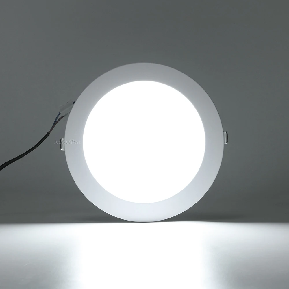 10pcs/Lot LED Downlight 5W 7W 9W 12W 20W 220V Recessed Ceiling Lamp Round LED Panel Lights Spotlight Bathroom Kitchen Lighting