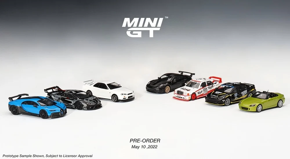 Kaido House + MINIGT 1/64 Nissan Skyline GT-R (R34)(R33) Honda NSX Racing Kaido Works V3 V2 KHMG Cars Alloy Diecast Metal Model
