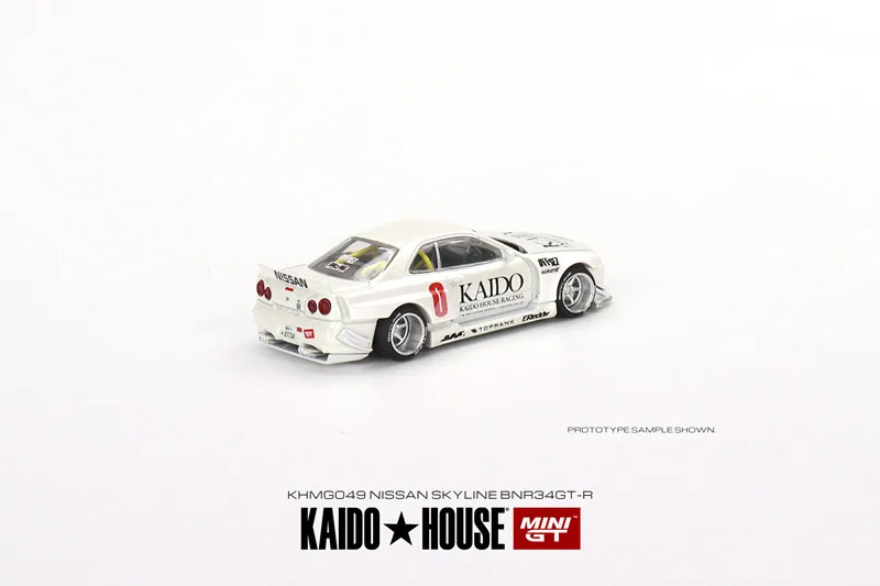 Kaido House + MINIGT 1/64 Nissan Skyline GT-R (R34)(R33) Honda NSX Racing Kaido Works V3 V2 KHMG Cars Alloy Diecast Metal Model