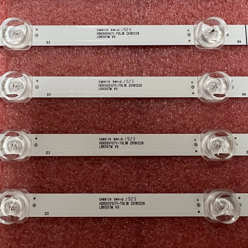 LED Backlight Strip for Hisense H65U7B LB6507M V0 65H6570F 65H6510G H65B7100 H65B7300 HD650V1U72-T0L1 HE659XH HD650V1U71-T0L1B
