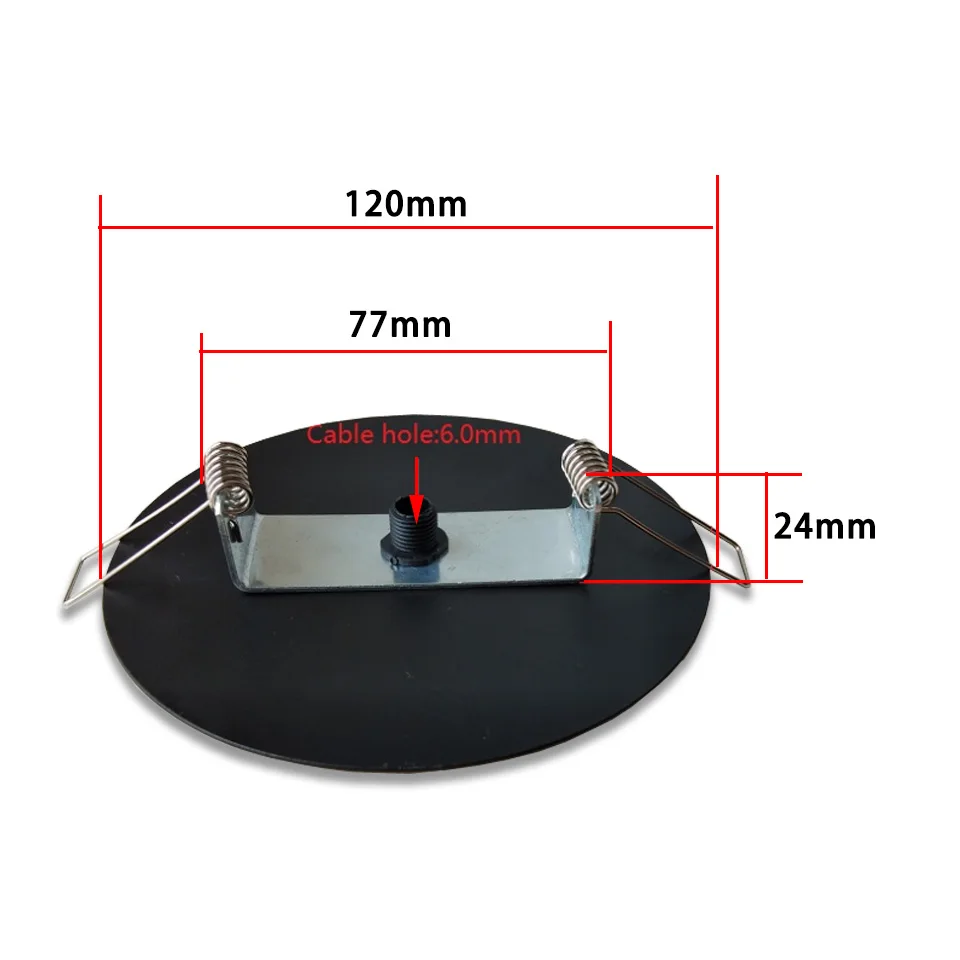 2pcs Ceiling Lamp Concealed Installation Ceiling Lamp Ceiling Plate Accessories Cable Hole 6mm Refitting LED Dining Chandelier