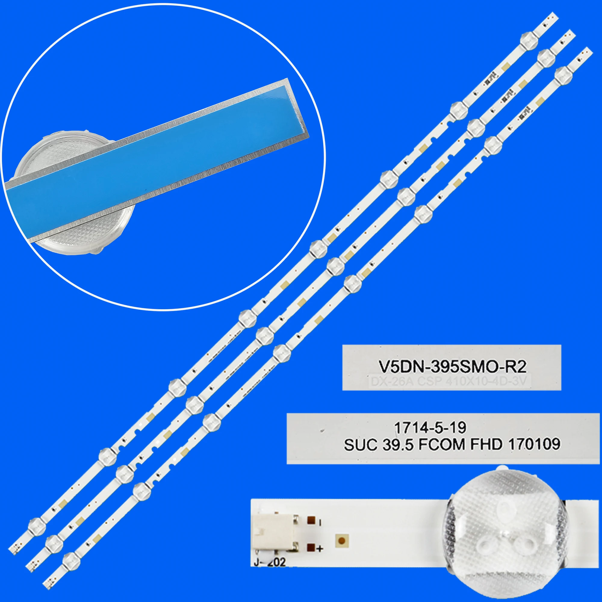 LED Backlight Strip For UE40J5200AW UE40J5000 UE40J5300 V5DN-395SM0-R2 BN96-37622A LM41-00355A UE40J5002AK UE40J5005AK UE40J5250