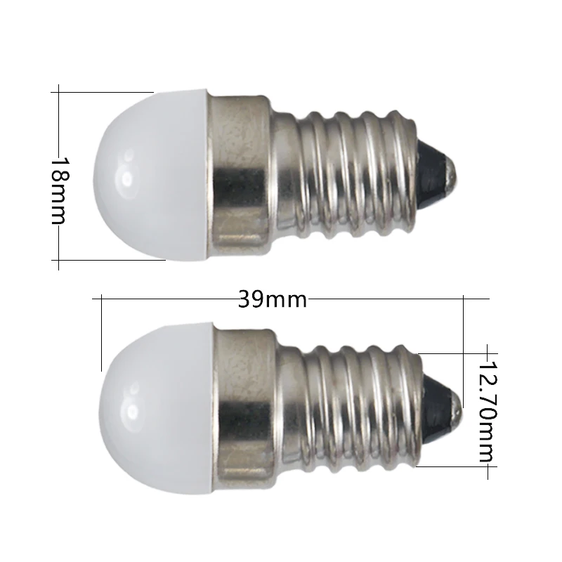 Ampolletas Led Bulb Light E14 1W Mini Frosted Shell Energy Saving Lamp 12v 24v 48v 60v 110v 220v Candle 12 24 Volts Spotlights