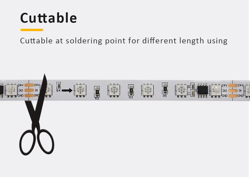 5M 10M 20M RGBIC Horse Racing LED Light Strips 24V WS2811 Pixel Flex Ribbon Running Water Flow Tape Lamp Wireless Remote Control
