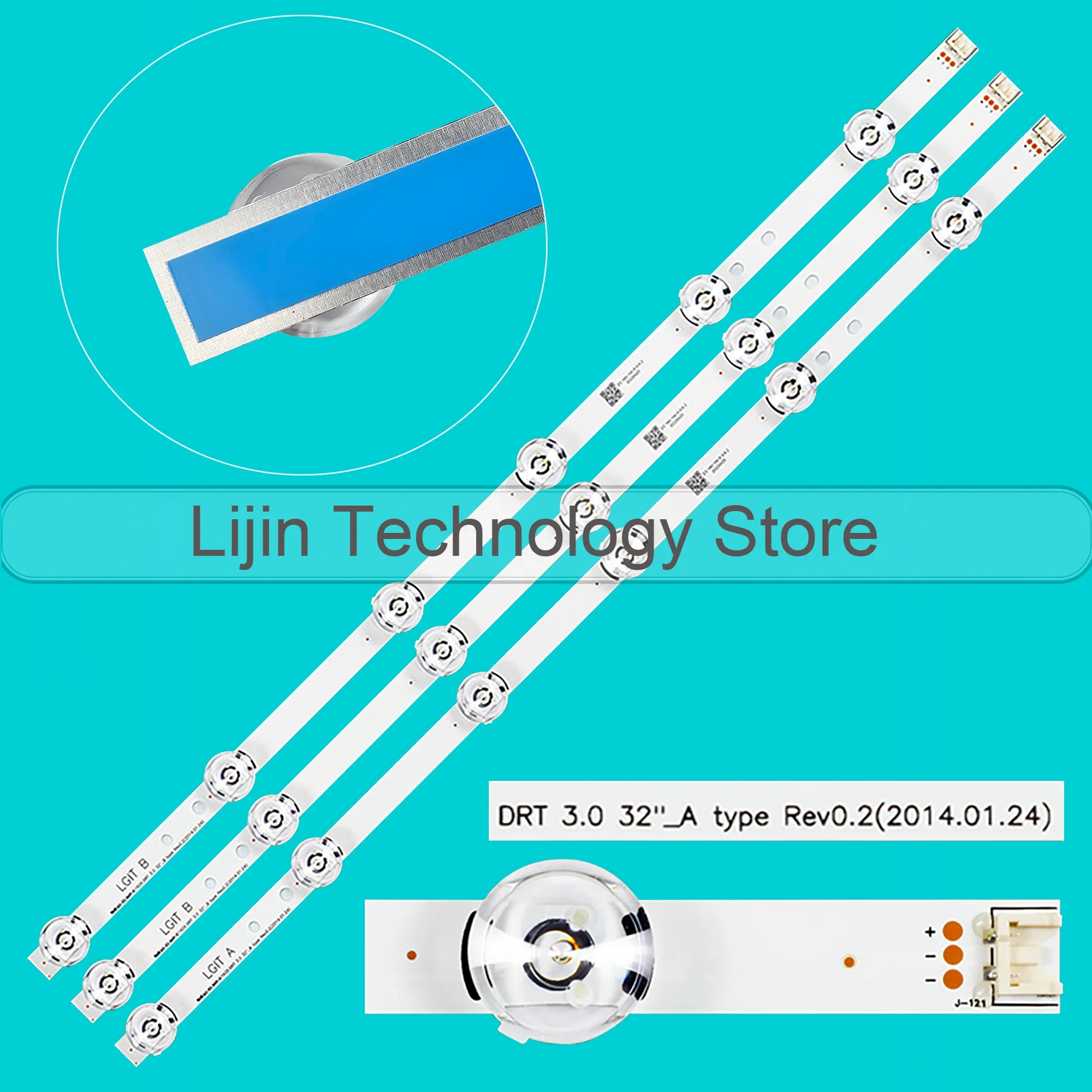 LED Strip For 32LF5800 32LB561B CEM-3-S94V-0 1506 LC320DUE-FGA3 32LB570B 32LB5700 32LB580 6916L-2223A 6916L-2224A