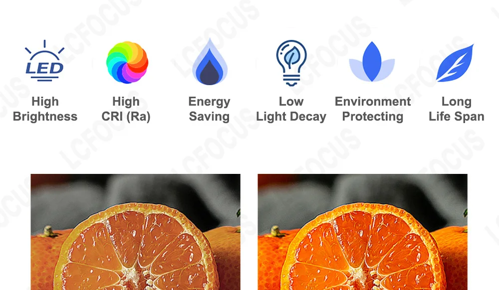 Ra CRI 90 COB 2700K 3000K 4000K 5000K Warm Natural White 1313 1414 3W 5W 7W 10W 12W 15W 18W 24W 30W Chip Track Light LED Bulbs