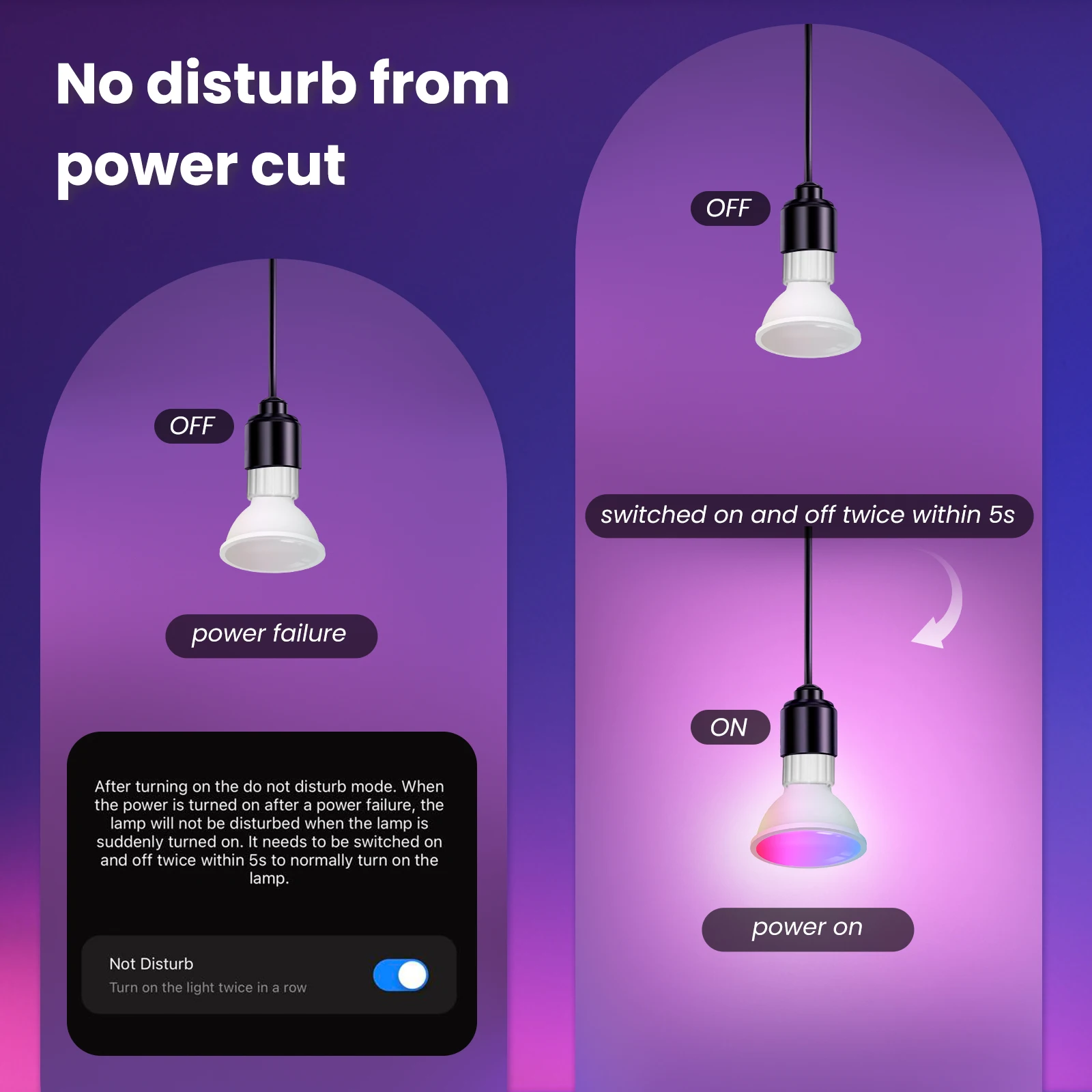 MOES Tuya Matter WiFi GU10 Smart Bulb Dimmable Led Light 16 Million RGB C+W Colors Candle Lamp Voice Control Alexa Google Home