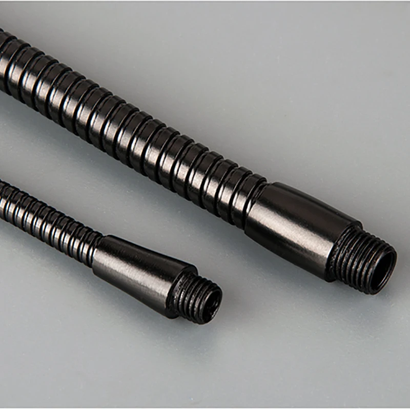 Metal Positioning Hose Universal Gooseneck Tube for Working Lamp Fittings Lighting DIY Accessories M6/M8/M10 Black