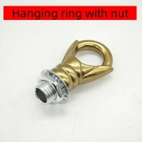 2 Pieces M10 fine tooth chandelier Iron pendant Ring crystal Lamp closed Hook chain load-bearing Iron Ring Lighting Accessories