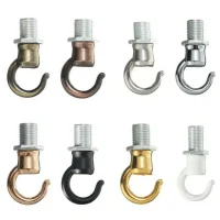 2 Pieces M10 fine tooth chandelier Iron pendant Ring crystal Lamp closed Hook chain load-bearing Iron Ring Lighting Accessories