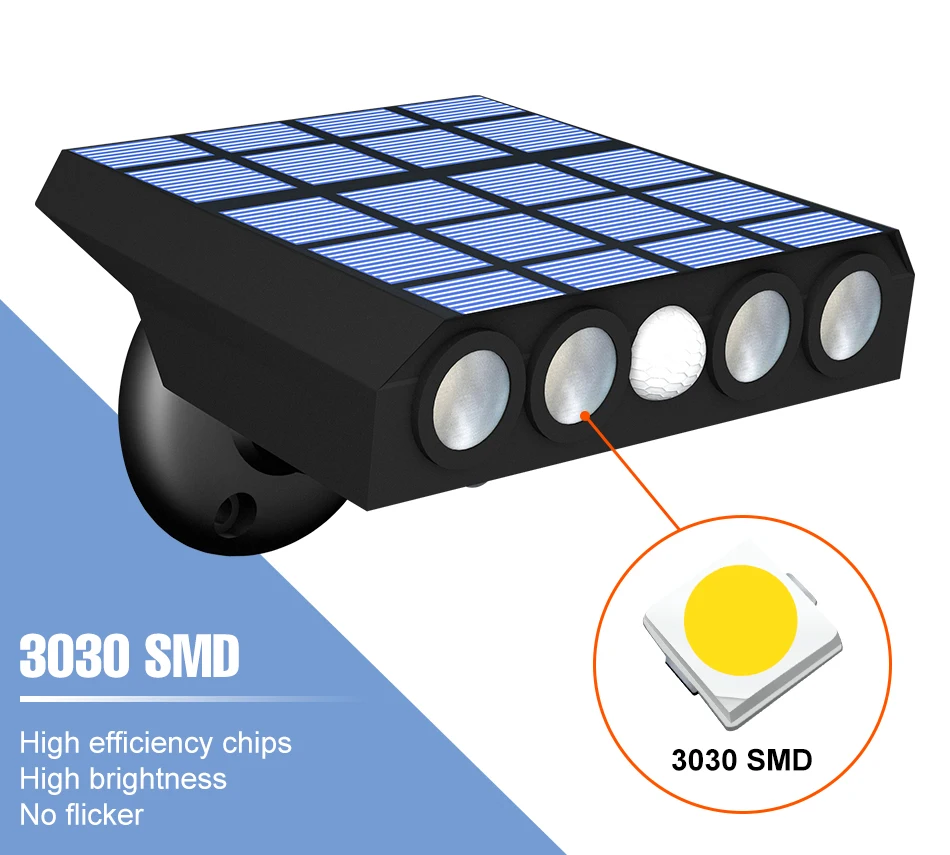 LED Solar Lights Outdoor Wall Lamp Waterproof Street Lamp For Garden Lighting Spotlight With Motion Sensor LED External Sconce