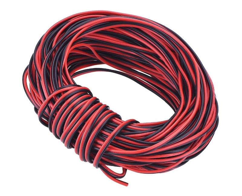 5M-100M RGB Led Connector Cable 22/20/18AWG 2/3/4/5/6Pin Electric Extension Wire for 5050 3528 WS2812B RGBW CCT LED Strip Lights