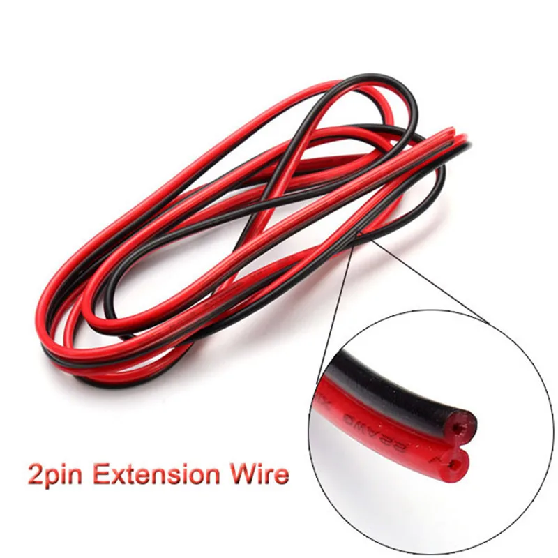 5M-100M RGB Led Connector Cable 22/20/18AWG 2/3/4/5/6Pin Electric Extension Wire for 5050 3528 WS2812B RGBW CCT LED Strip Lights
