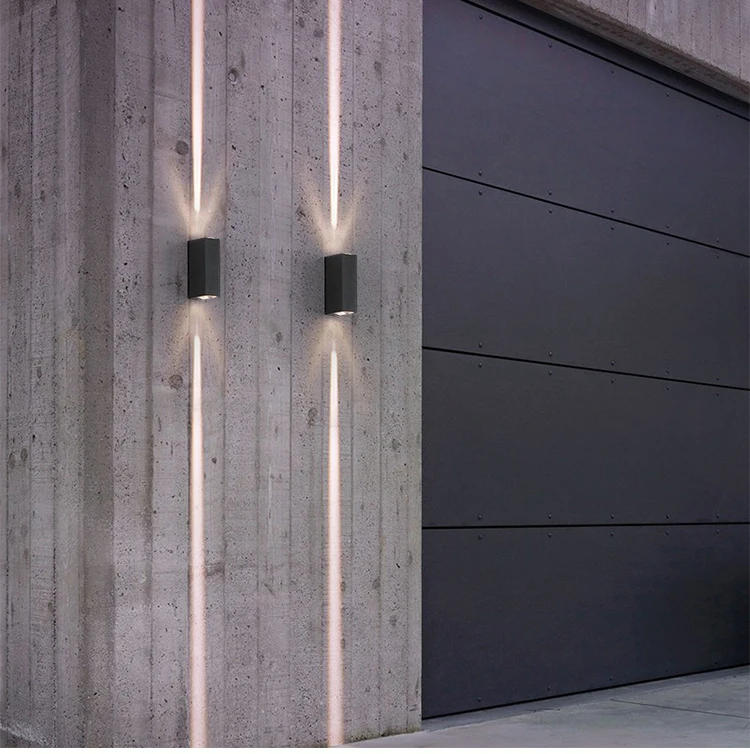 6W/10W Aluminum COB IP65 Waterproof Up and Down Wall Sconce Outdoor Wall Lamp For Porch Garden Courtyard Exterior Lighting