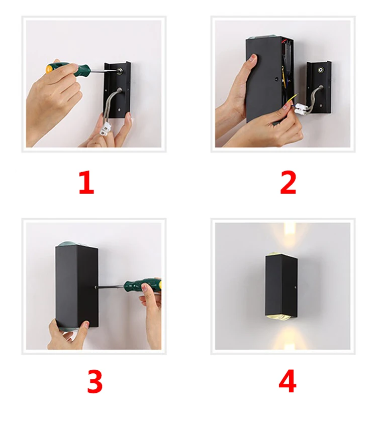 6W/10W Aluminum COB IP65 Waterproof Up and Down Wall Sconce Outdoor Wall Lamp For Porch Garden Courtyard Exterior Lighting