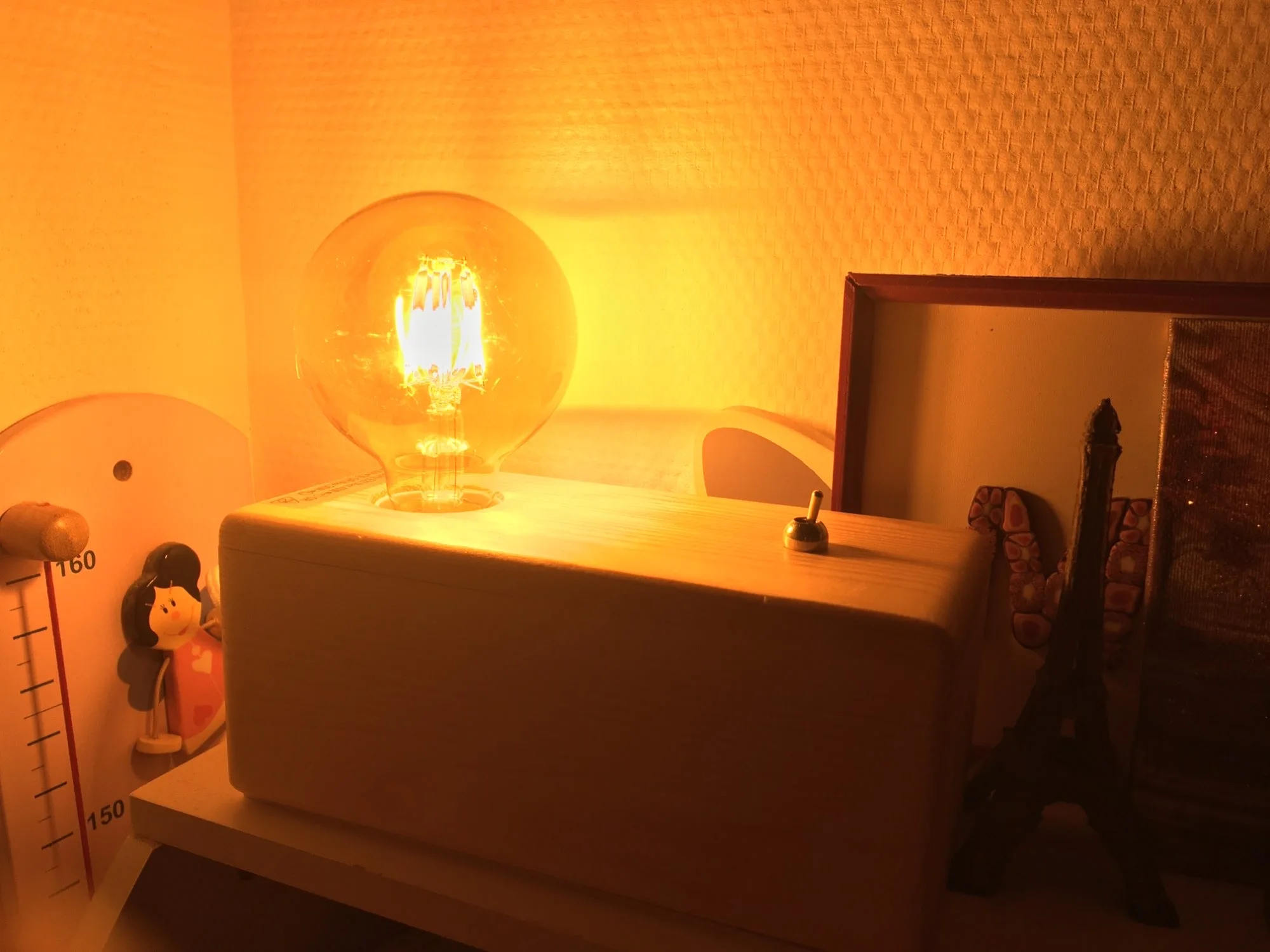 LED Edison Filament Light Retr Bulb Brown Golden T45 G80 G95 G125 4W 8W 2700K  E27 AC 220V 110V Dimmer Restaurant Bedroom