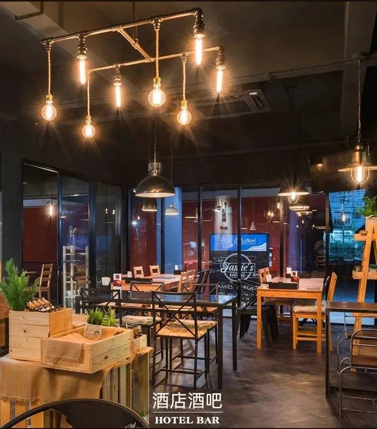 LED Edison Filament Light Retr Bulb Brown Golden T45 G80 G95 G125 4W 8W 2700K  E27 AC 220V 110V Dimmer Restaurant Bedroom