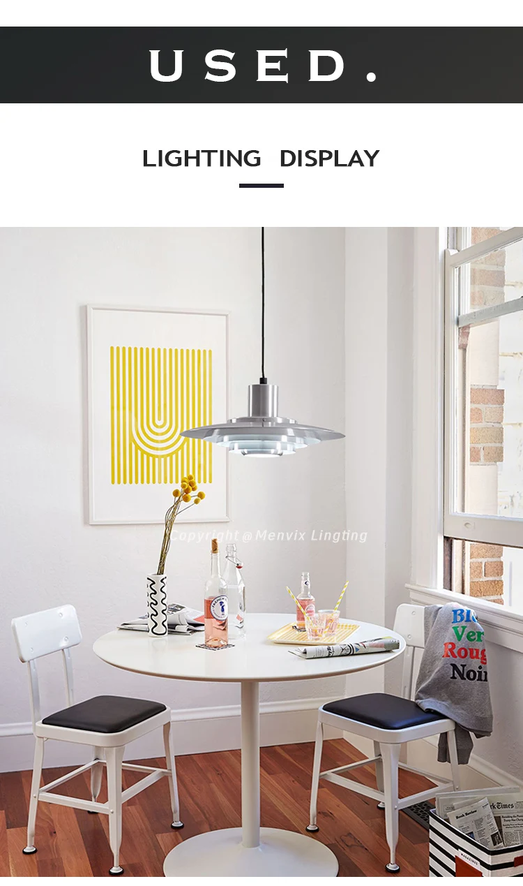 Menvix Nordic LED Pendant Lights Indoor Lighting Hanging Lamp For Home Living Room Decoration Dining Tables Kitchen Modern Light