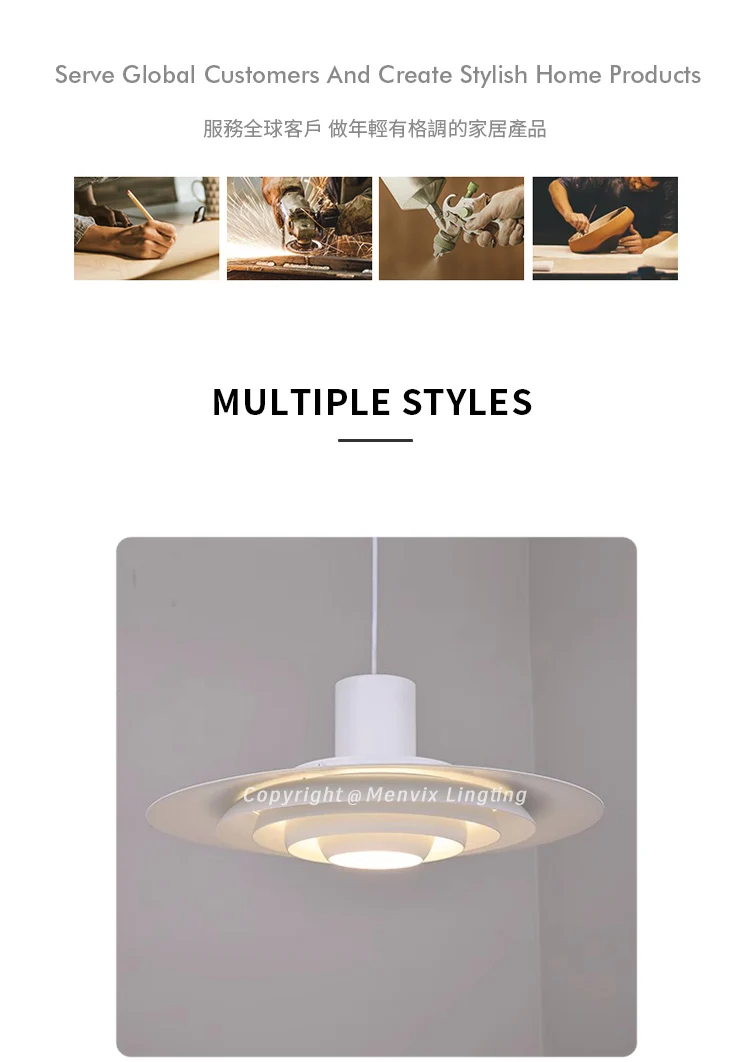 Menvix Nordic LED Pendant Lights Indoor Lighting Hanging Lamp For Home Living Room Decoration Dining Tables Kitchen Modern Light