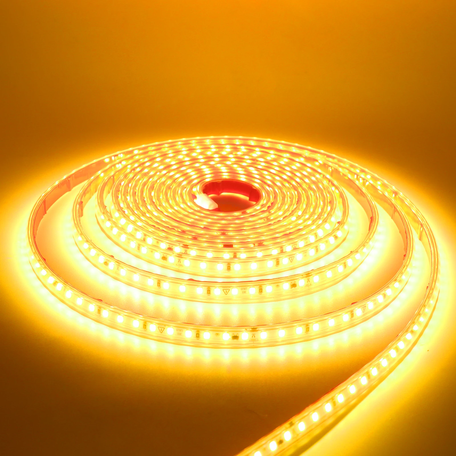AC 220V 240V LED Strip 3000K 4000K 6000K 120Leds/M Flexible Ribbon Stripe IP65 Waterproof Self Adhesive Tape Strip Chain Light