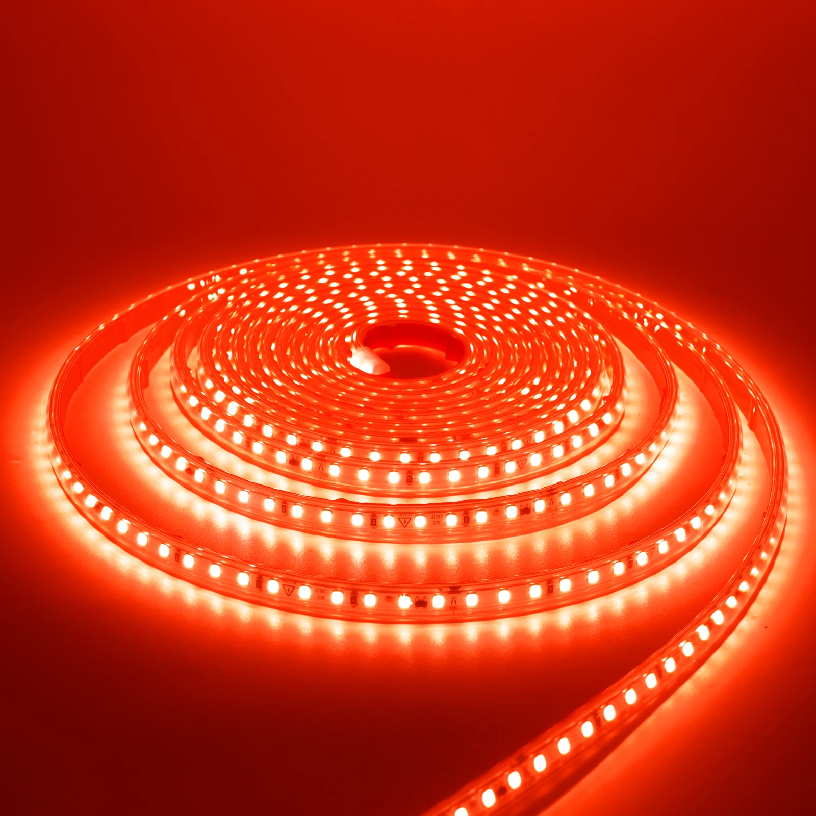 AC 220V 240V LED Strip 3000K 4000K 6000K 120Leds/M Flexible Ribbon Stripe IP65 Waterproof Self Adhesive Tape Strip Chain Light