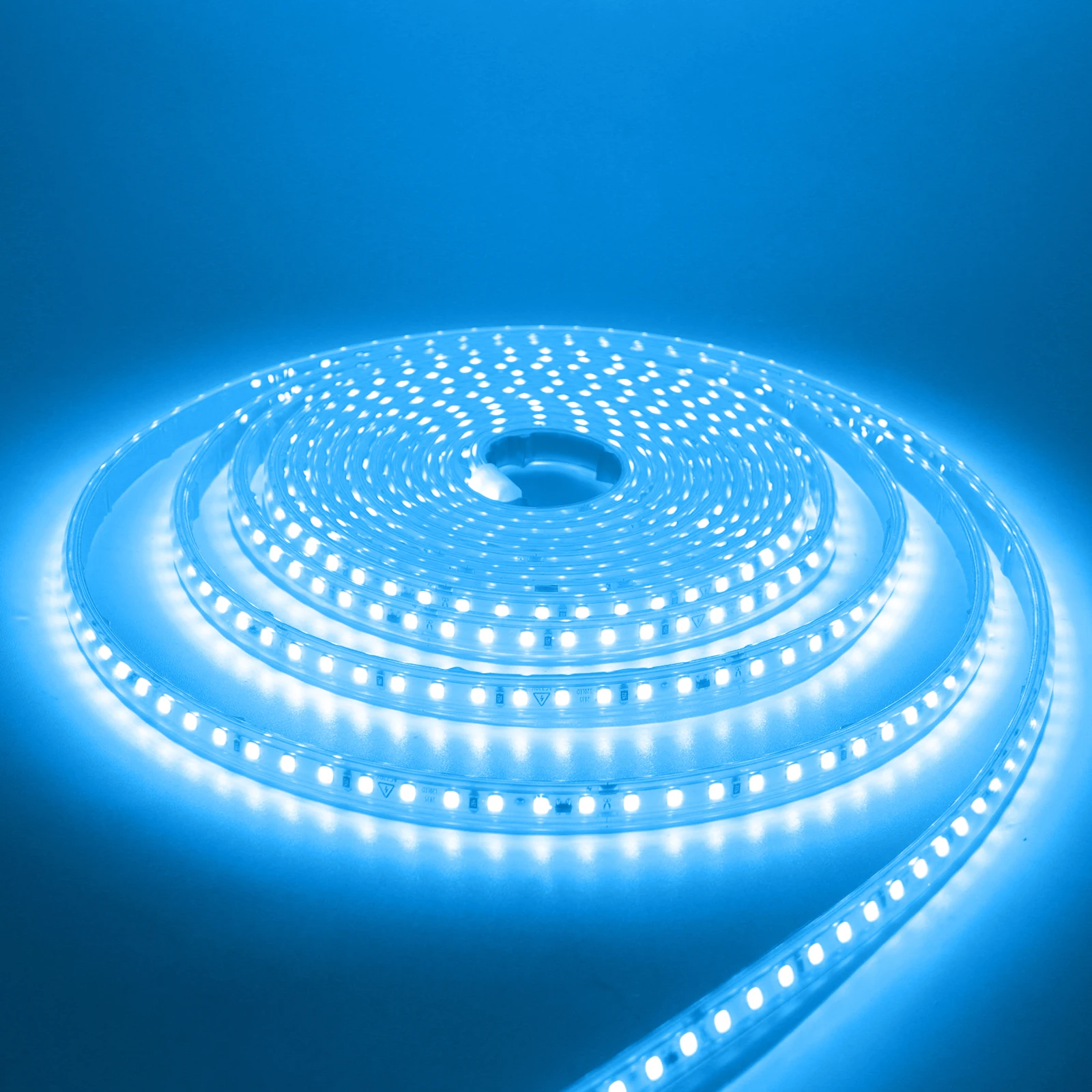 AC 220V 240V LED Strip 3000K 4000K 6000K 120Leds/M Flexible Ribbon Stripe IP65 Waterproof Self Adhesive Tape Strip Chain Light