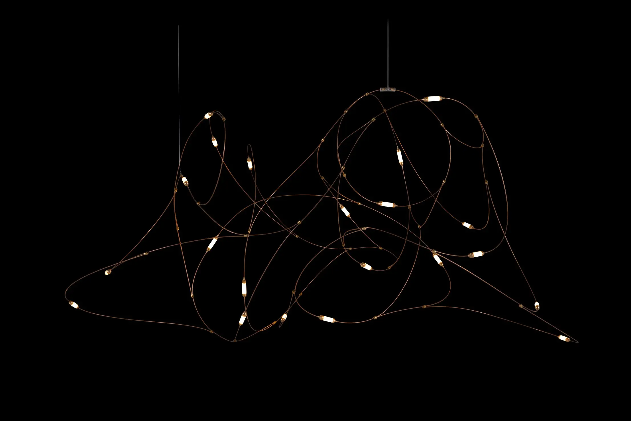 Moooi Flock Chandelier Disc Quasar Chandelier LED Firefly Pendant Light for Hotels Villas Restaurants Living Room designer lamp