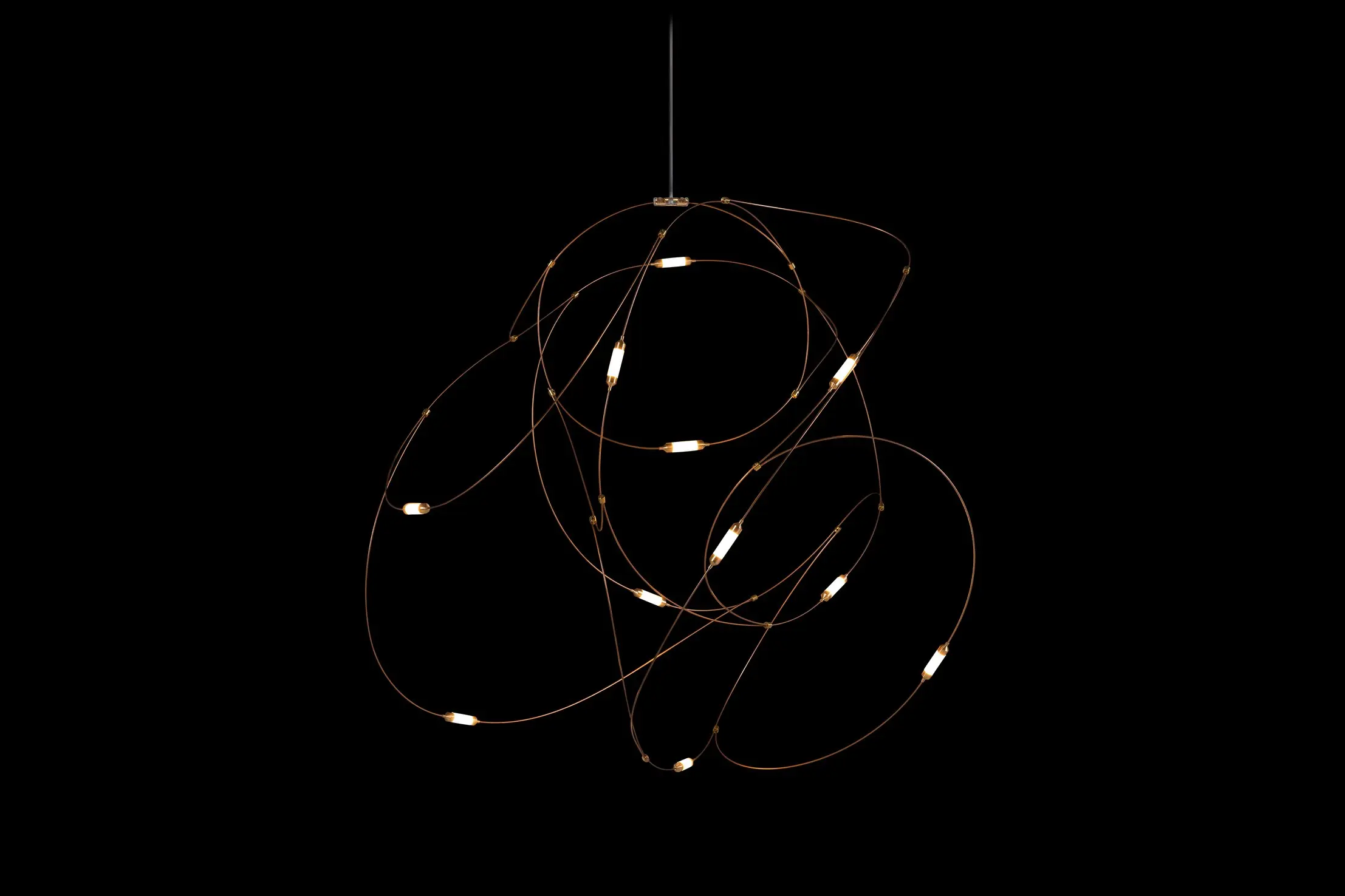 Moooi Flock Chandelier Disc Quasar Chandelier LED Firefly Pendant Light for Hotels Villas Restaurants Living Room designer lamp