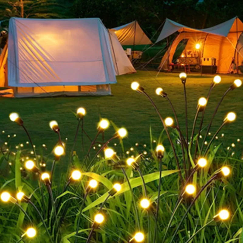 6/8/10L Solar Firefly Lights Waterproof Outdoor Garden Decoration Landscape Lights Lawn Lights Suitable for Festive Decoration.