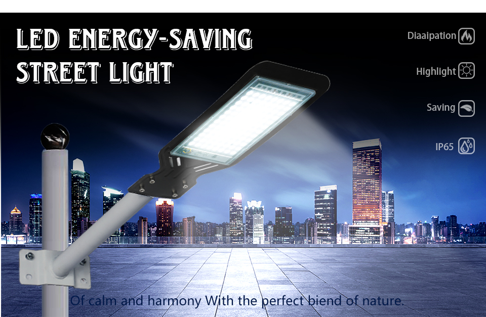 100W Led Street Light Outdoor Spotlight Flood Lamp Waterproof Parking Lighting AC110V 220V Exterior Street Lamp for Yard Square