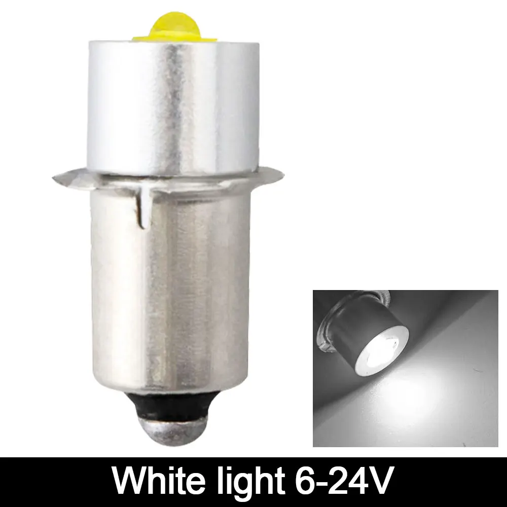 P13.5S E10 BA9S Base 5W LED Upgrade Bulbs White Maglite Flashlight 6500K 3W DC Replacement Bulbs Torches Work Lamp
