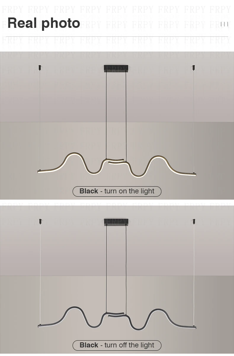 Minimalist Linear LED Pendant Light Nordic Luxury Hanging Chandelier For Tubular Restaurant Kitchen Office Coffee Indoor Lamps