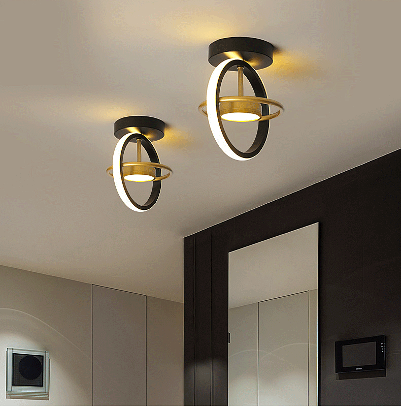 New Modern LED Ceiling Light Simple Balcony Crossing Light Home Corridor Porch Channel Ceiling Light Nordic Wind Cloakroom Light