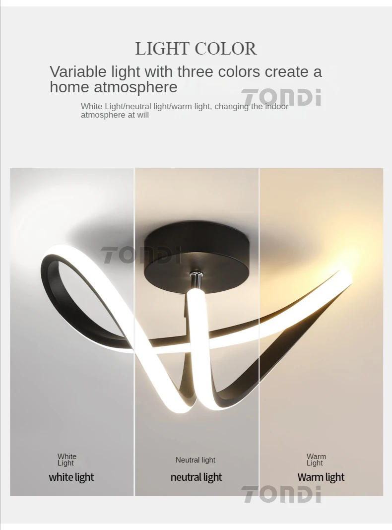 New Modern LED Ceiling Light Simple Balcony Crossing Light Home Corridor Porch Channel Ceiling Light Nordic Wind Cloakroom Light