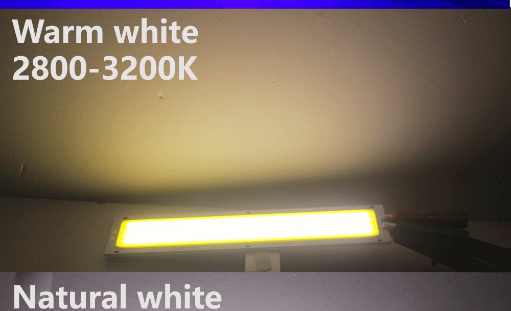 SUMBULBS 16W 1600LM COB LED Strip 120x36mm DC 12V Input DIY for Car Lights Work Lamps Home Bulbs Bar COB Chips